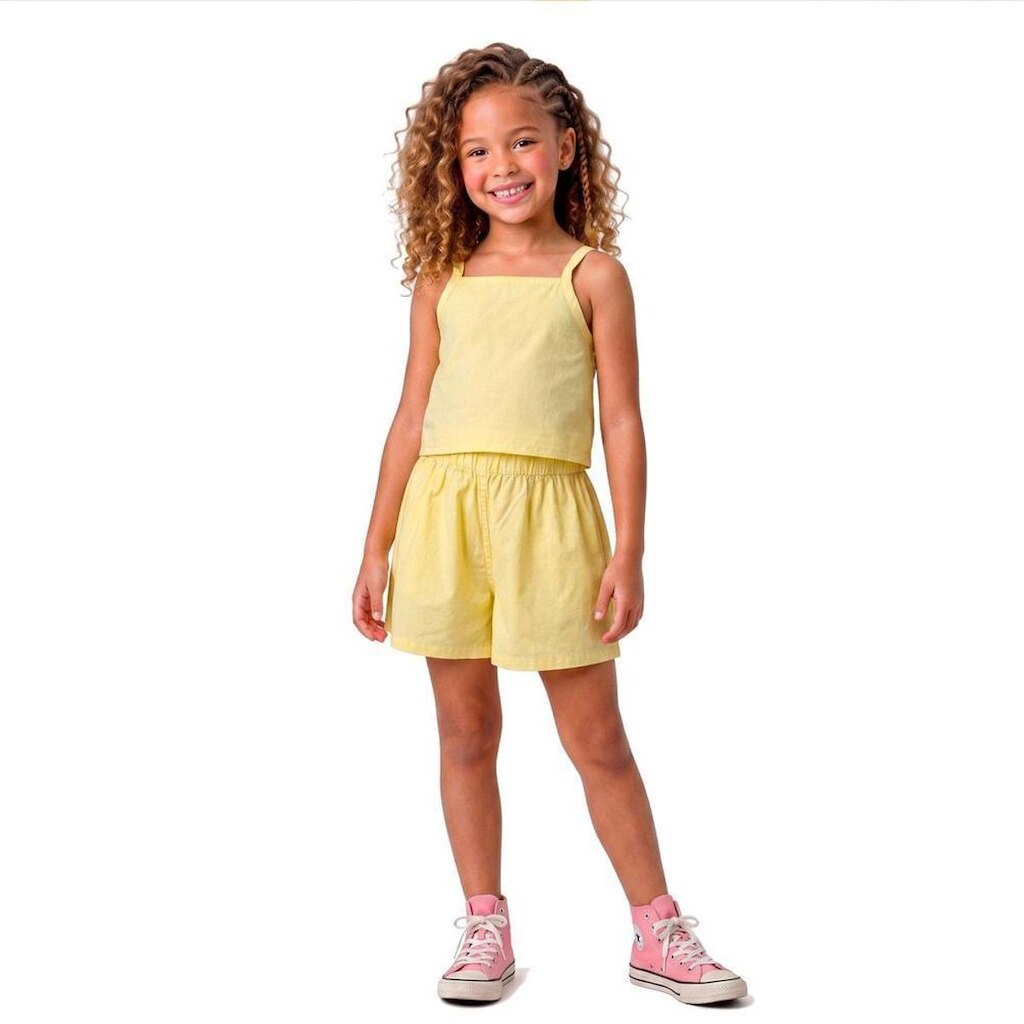 Conjunto Infantil Menina Arco-Íris Macaron Alphabeto