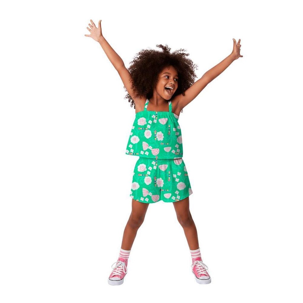 Conjunto Infantil Menina Basiquinho Fun Alphabeto