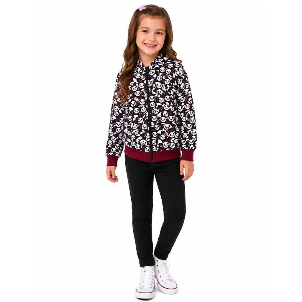 Conjunto Infantil Menina Inverno Pandas Iaia