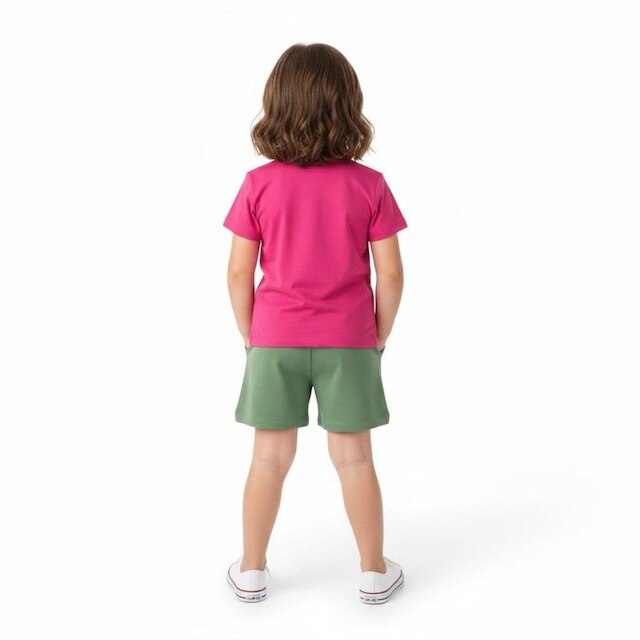 Conjunto Infantil Menina Manga Curta Arrumadinhos Keep Going