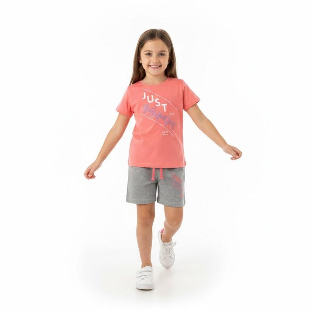Conjunto Infantil Menina Manga Curta Arrumadinhos Keep Going