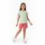 Conjunto Infantil Menina Manga Curta Arrumadinhos Keep Going - Verde