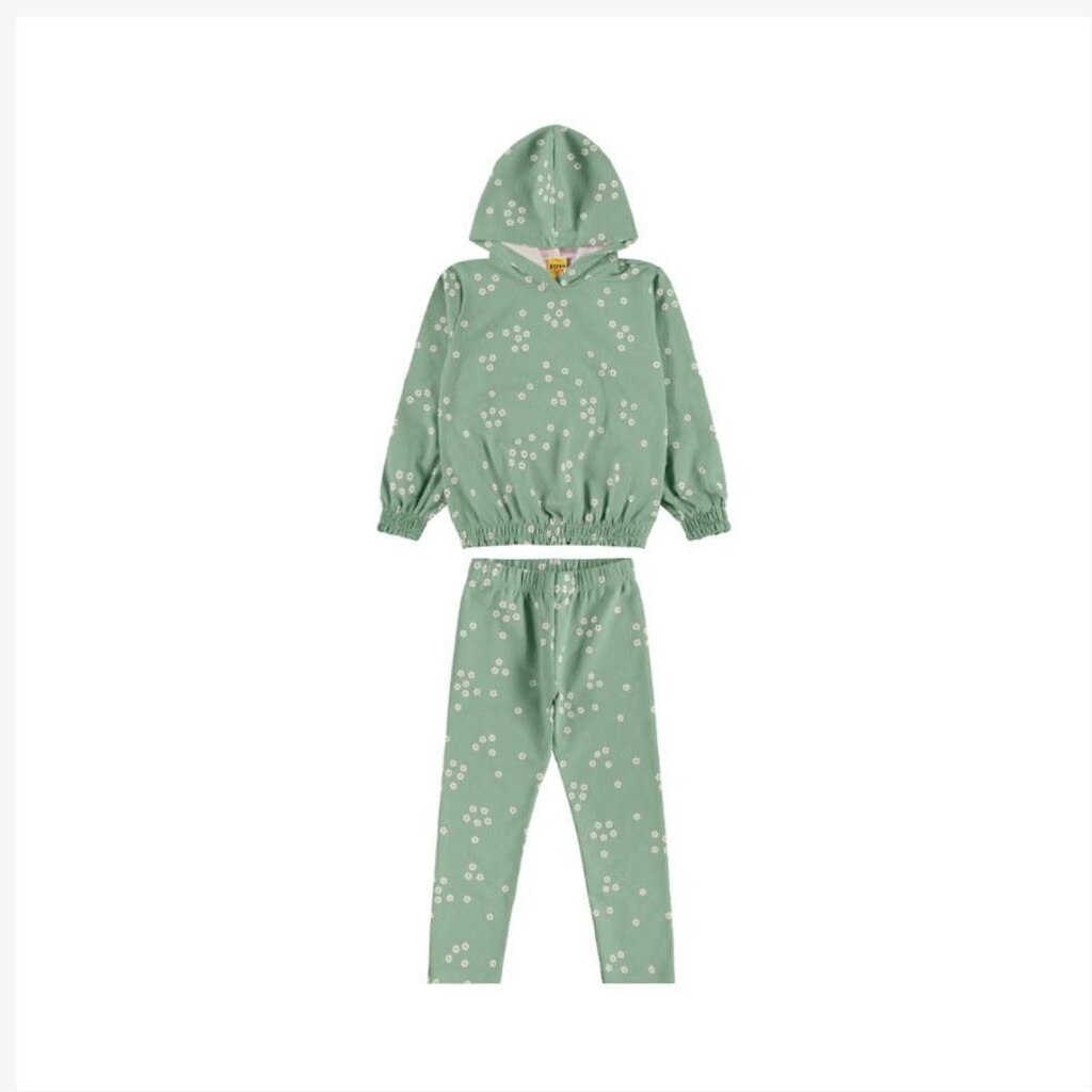 Conjunto Infantil Menina Manga Longa Florido Rovitex