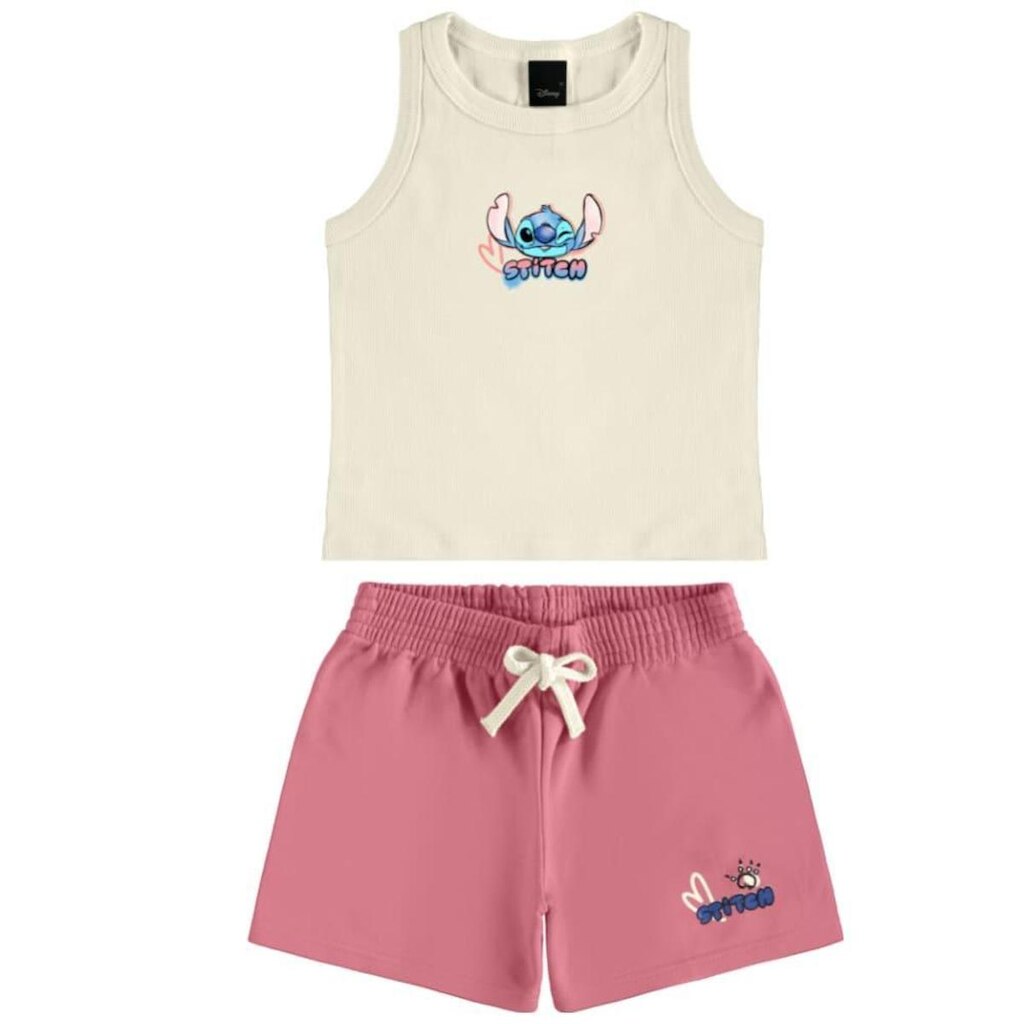 Conjunto Infantil Menina Stitch - Malwee