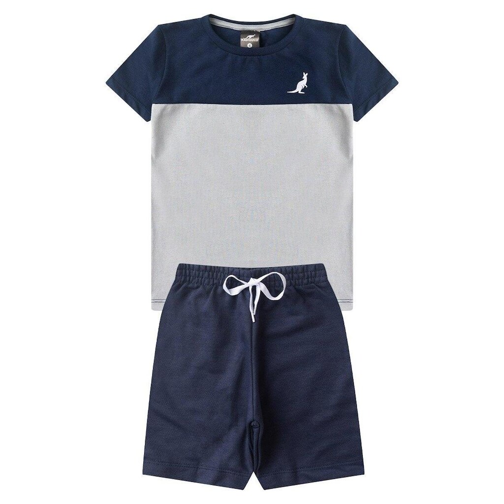 Conjunto Infantil Menino Algodão Premium Verão Kangulu