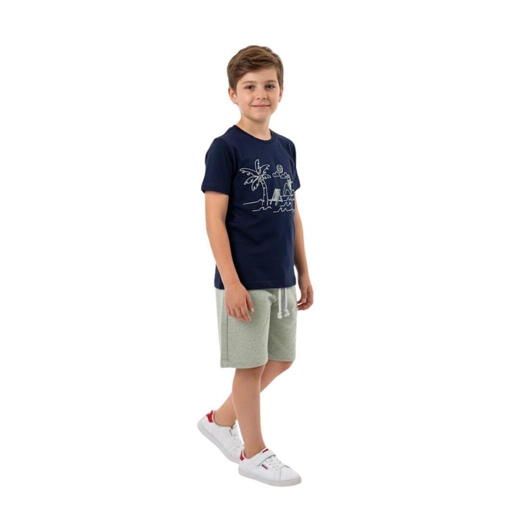Conjunto Infantil Menino Baby Vest Manga Curta Coqueiro