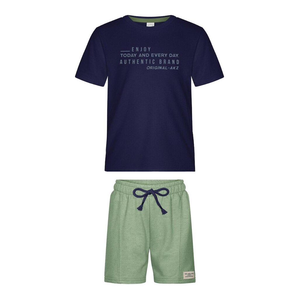 Conjunto Infantil Menino Camiseta/Bermuda Verde Alakazoo