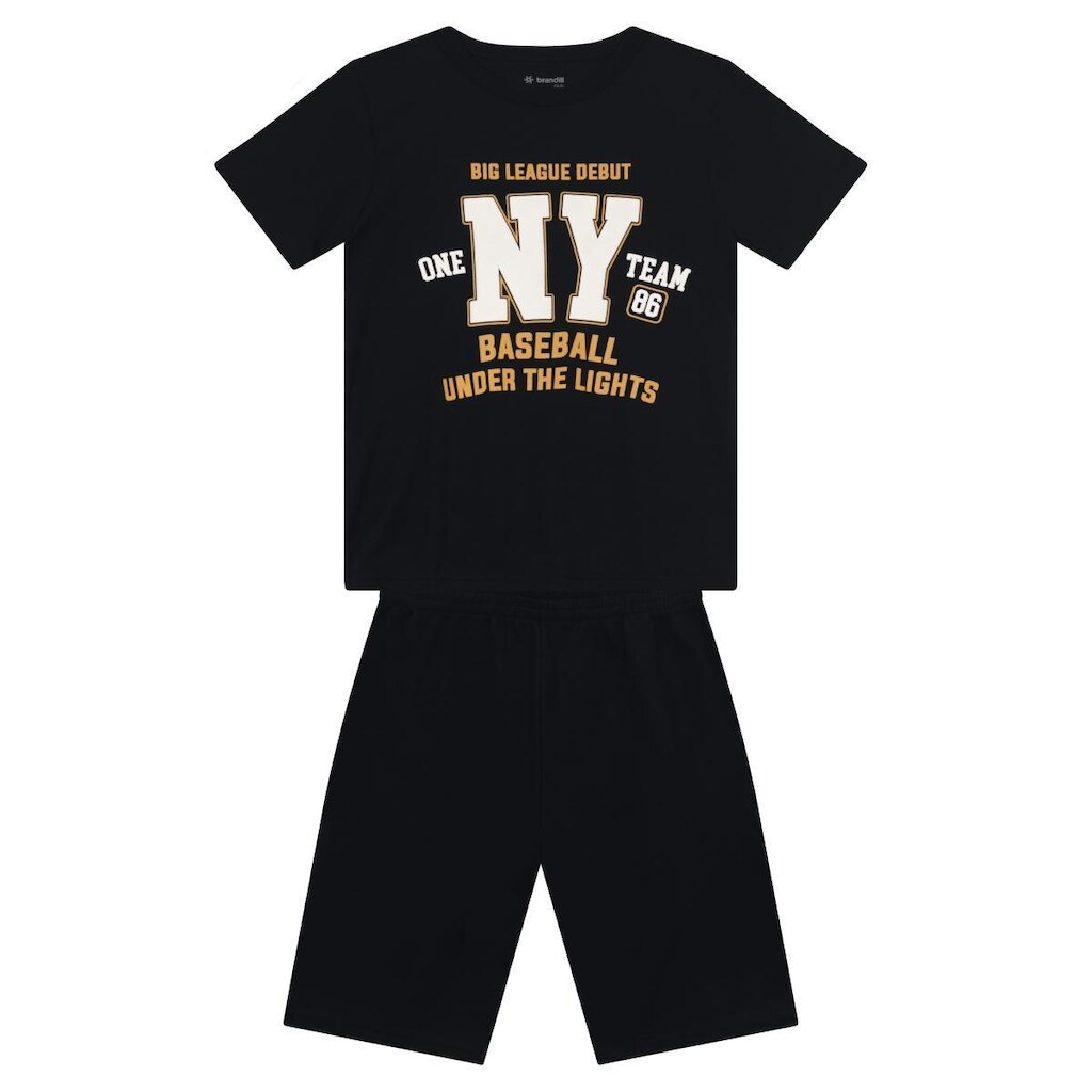 Conjunto infantil menino de beisebol Brandili
