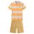 Conjunto infantil menino em moletinho Mundi - Laranja