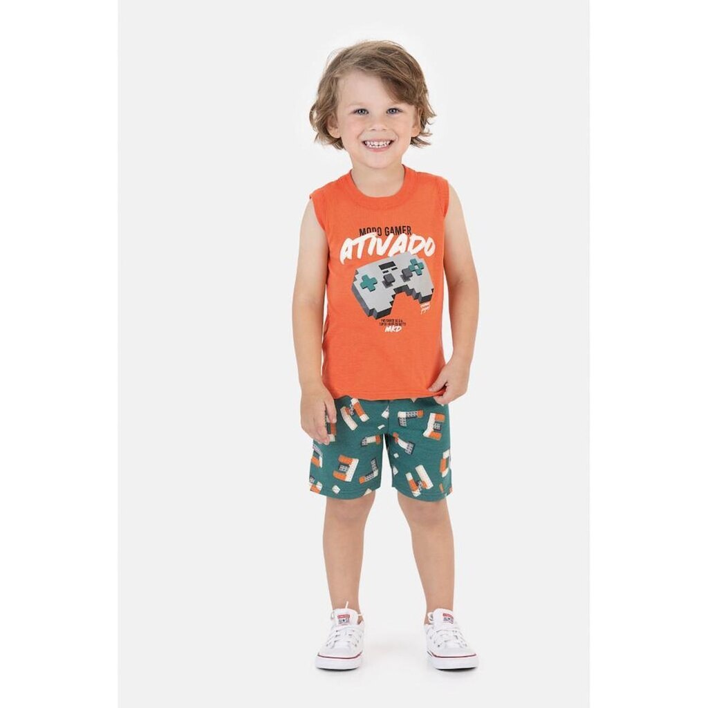 Conjunto Infantil Menino Manga Curta Malwee Kids Ref. 132250