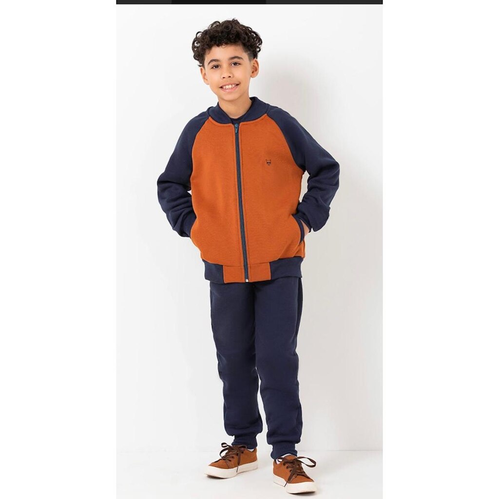 Conjunto Infantil Menino Moletom Grosso Inverno Lessa J0032