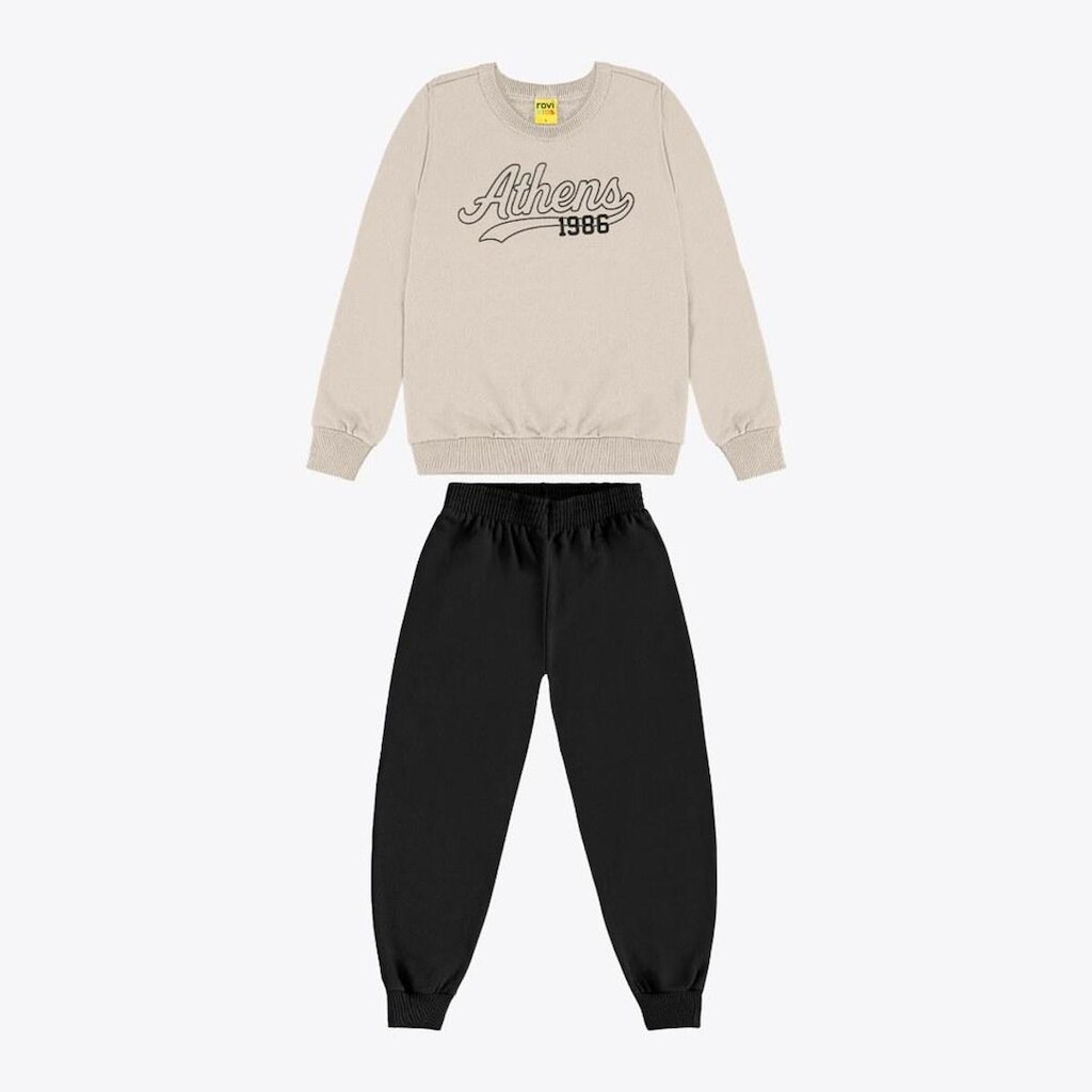 Conjunto Infantil Menino Moletom Manga longa Athens Rovitex