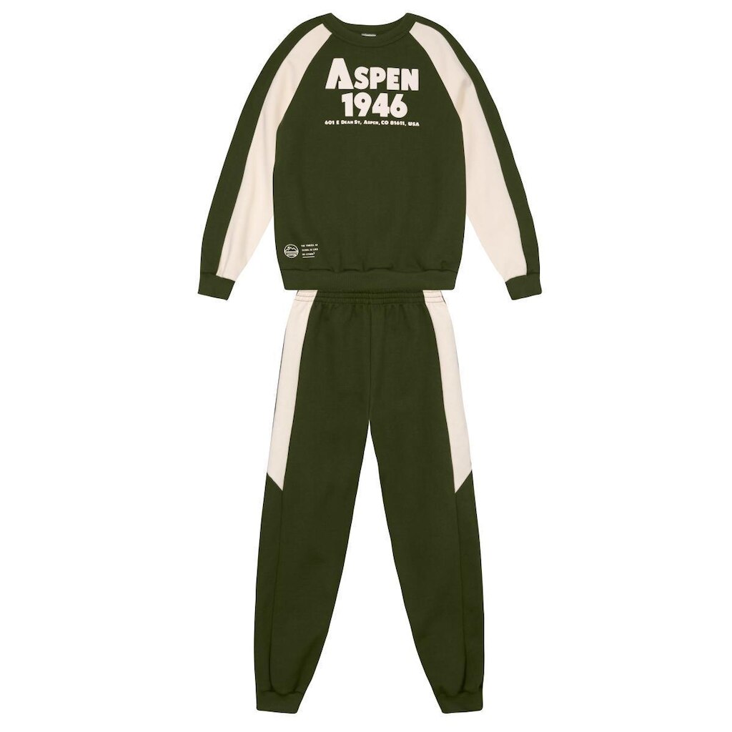 Conjunto infantil menino moletom peluciado de skate Brandili