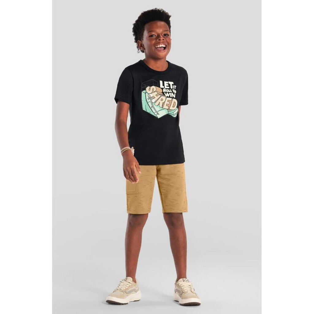 Conjunto infantil menino skate em gel Brandili