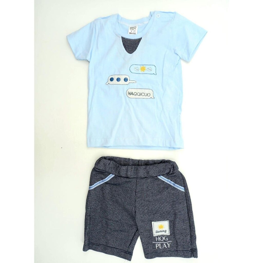 Conjunto Infantil Menino Verão Muleka Sapeka - Ref 2748