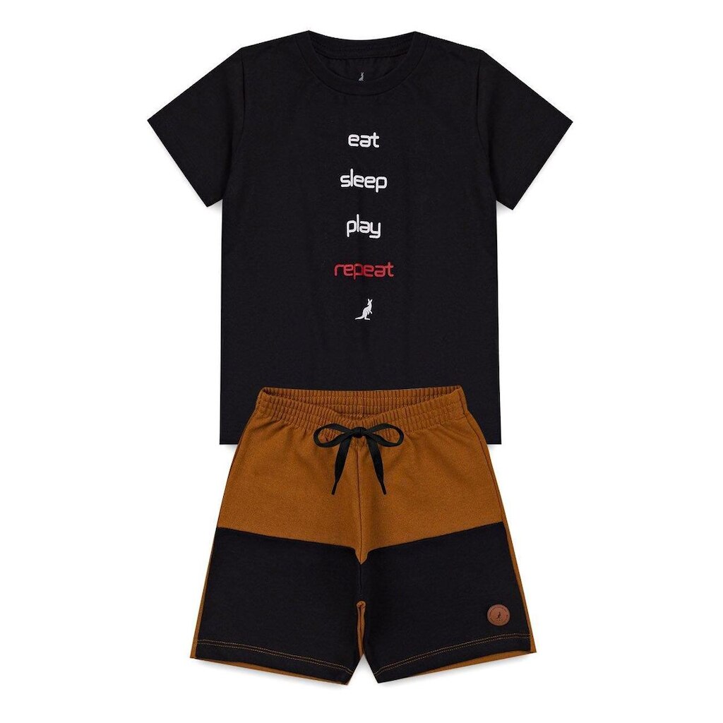 Conjunto Infantil Menino Verão Repeat Kangulu