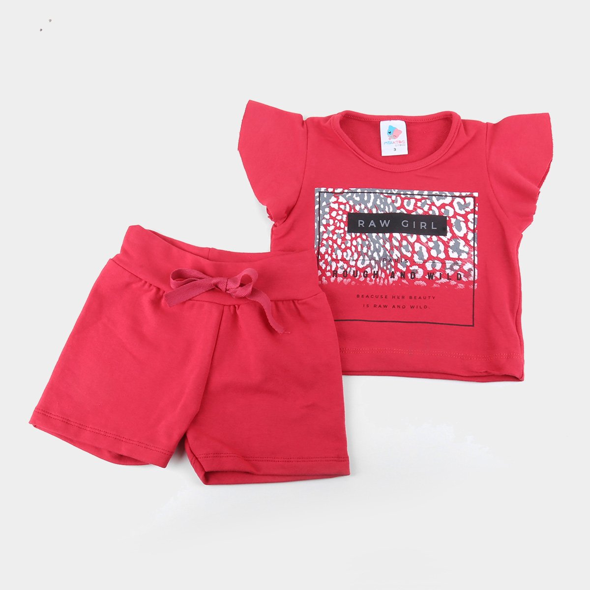 Conjunto Infantil Raw Girl