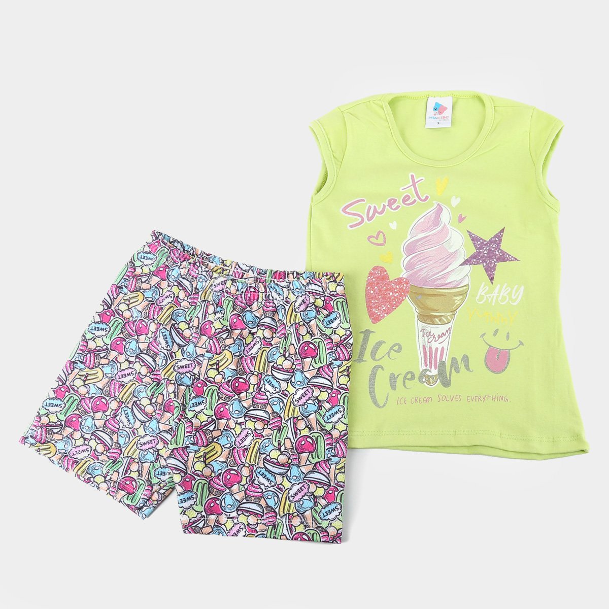 Conjunto Infantil Sweet Ice Cream