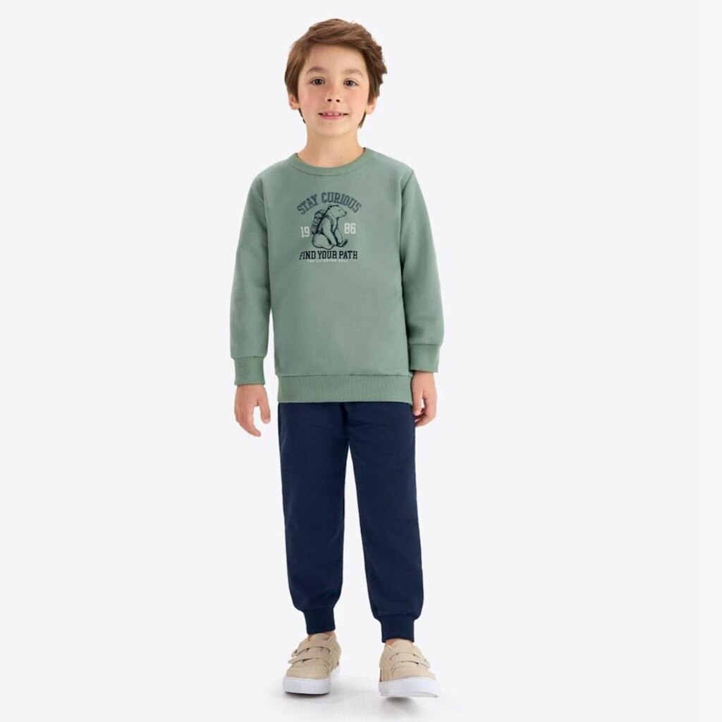 Conjunto Infantil Moletom Menino Manga Longa 2 Peças Rovitex