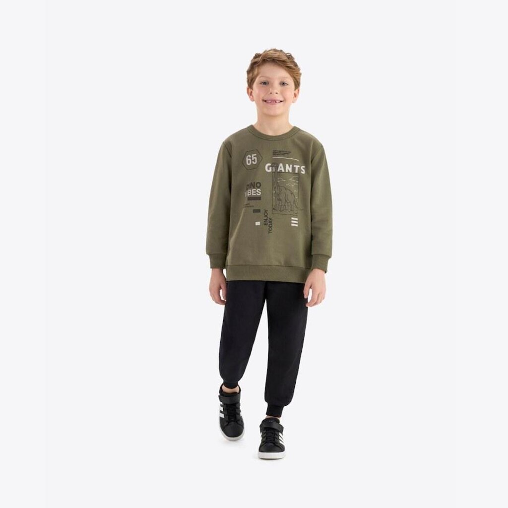 Conjunto Infantil Moletom Menino Manga Longa 2 Peças Rovitex
