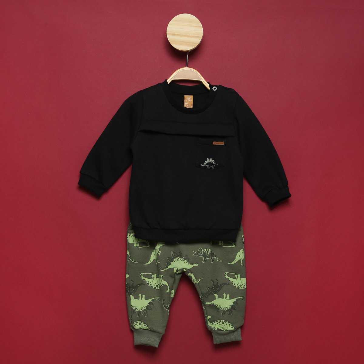 Conjunto Infantil Moletom Up Baby Estampado - Preto Menor preço em Conjunto Infantil Moletom Up Baby Estampado - Preto