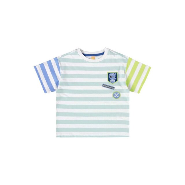 Conjunto Infantil para Menino oMar com Camiseta e Short Três e Já