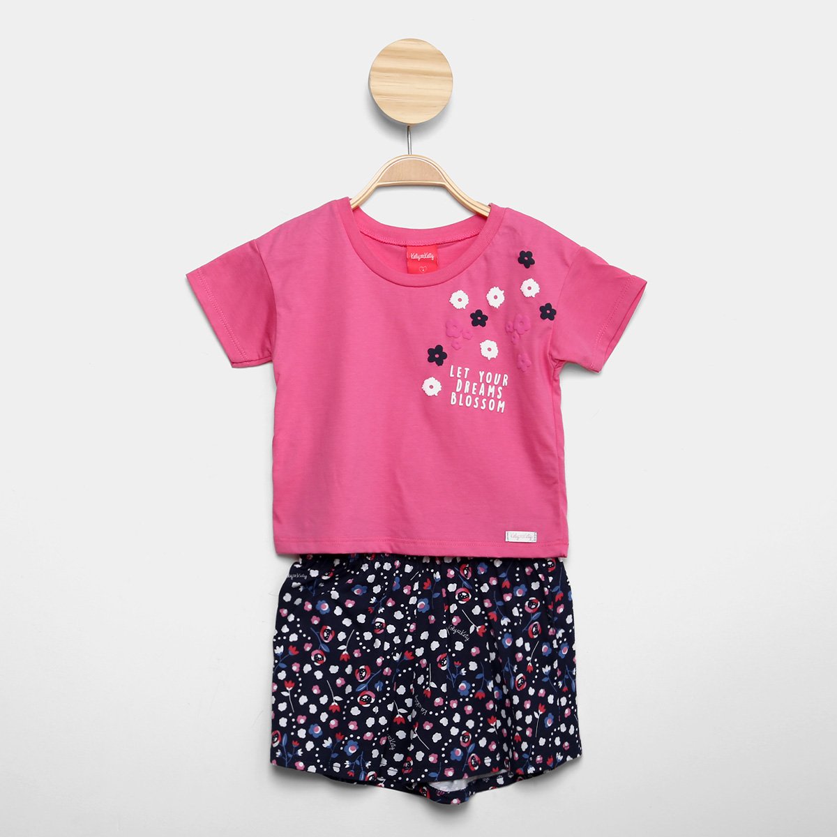 Conjunto Infantil Romitex Dreams Feminino - Pink Menor preço em Conjunto Infantil Romitex Dreams Feminino - Pink