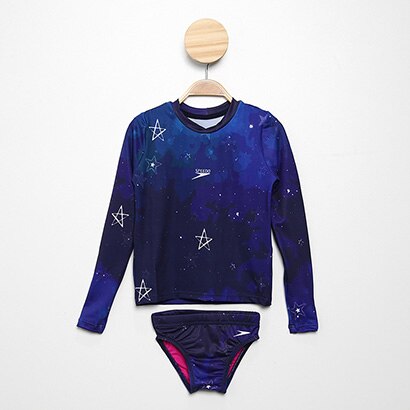 Conjunto Infantil Speedo Pants Galaxy Star Feminino - Feminino