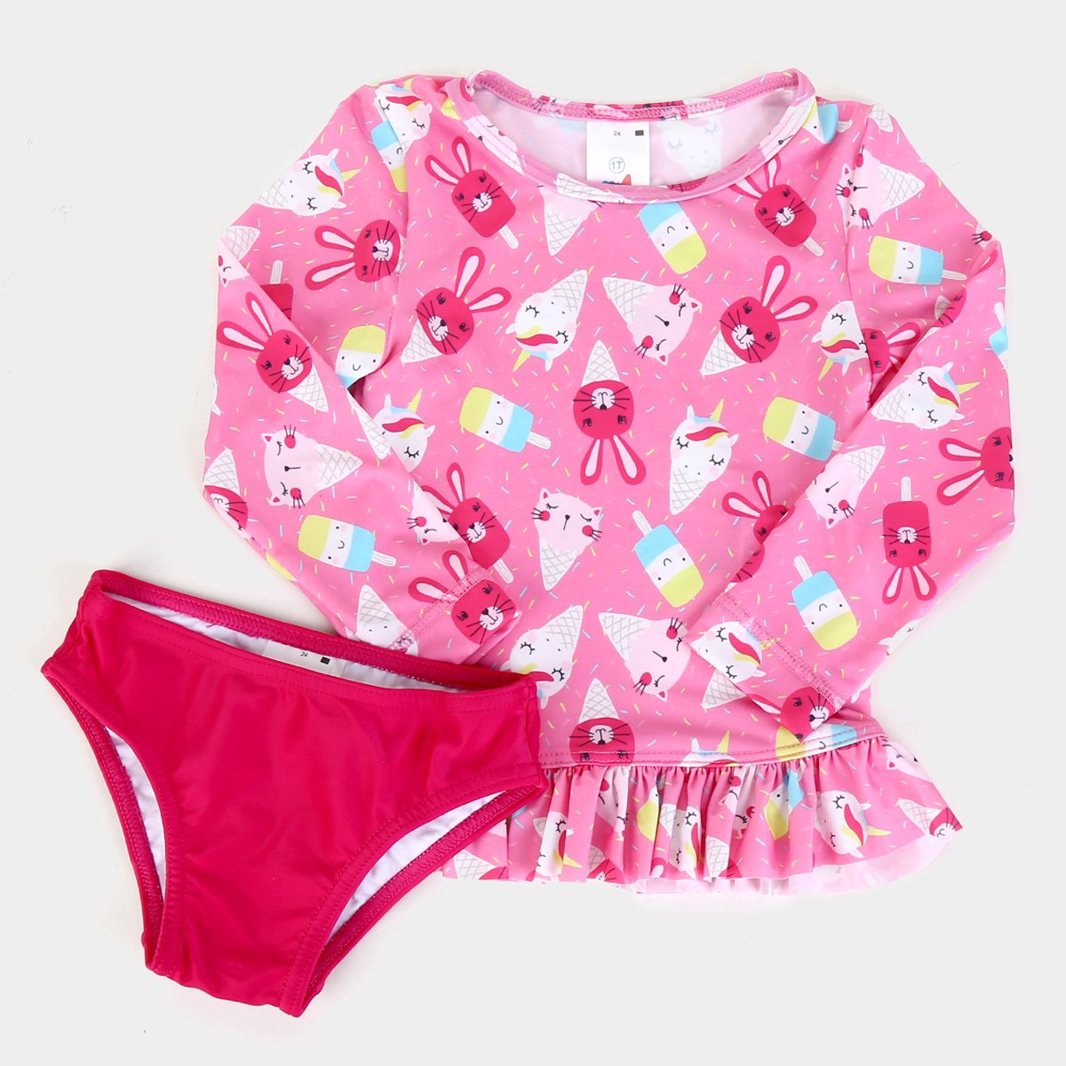 conjunto infantil proteção uv