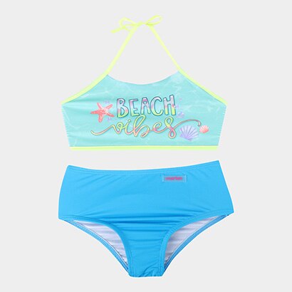 Conjunto Infantil Top & Tanga Marlan Proteção UV Feminino - Feminino