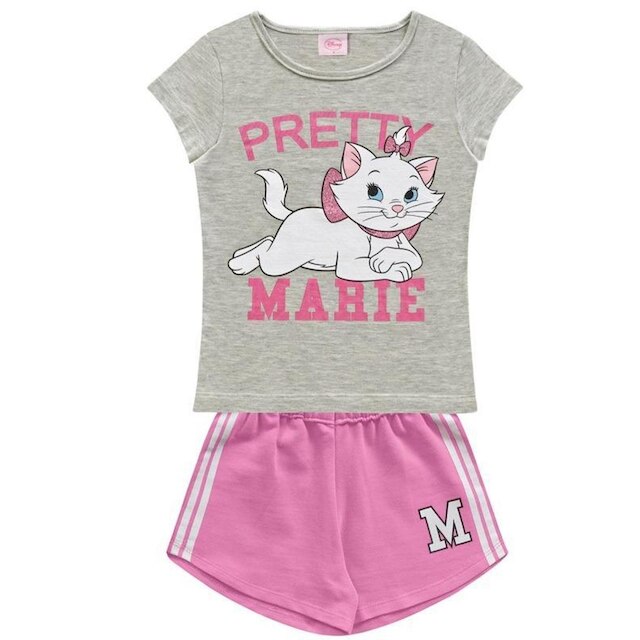 Conjunto Infantil Verão Marie, 2 peças, Produto Licenciado - Fakini