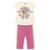 Conjunto Infantil Verão Pug, 2 Peças - Fakini - Creme