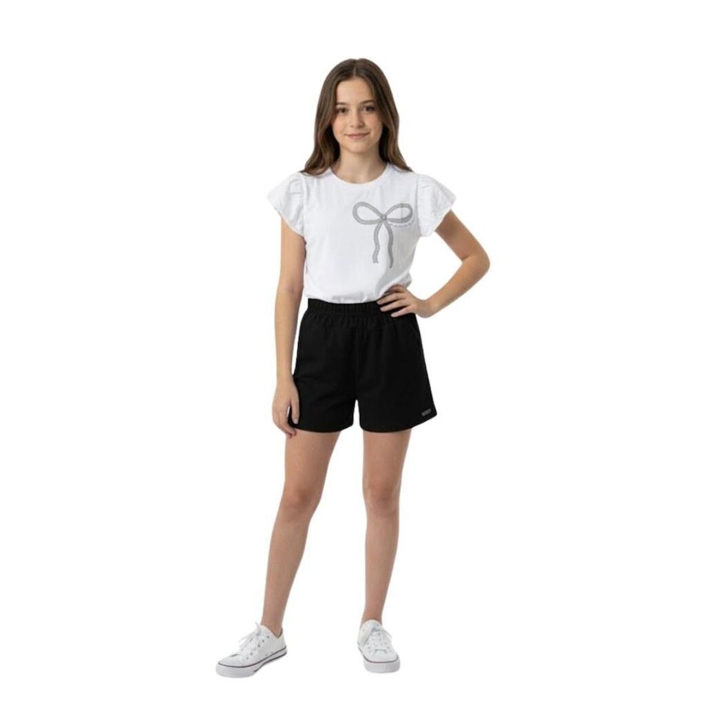 Conjunto Juvenil Menina Baby Vest Manga Bufante