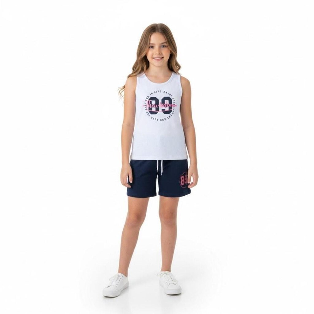 Conjunto Juvenil Menina Regata Arrumadinhos Enjoy