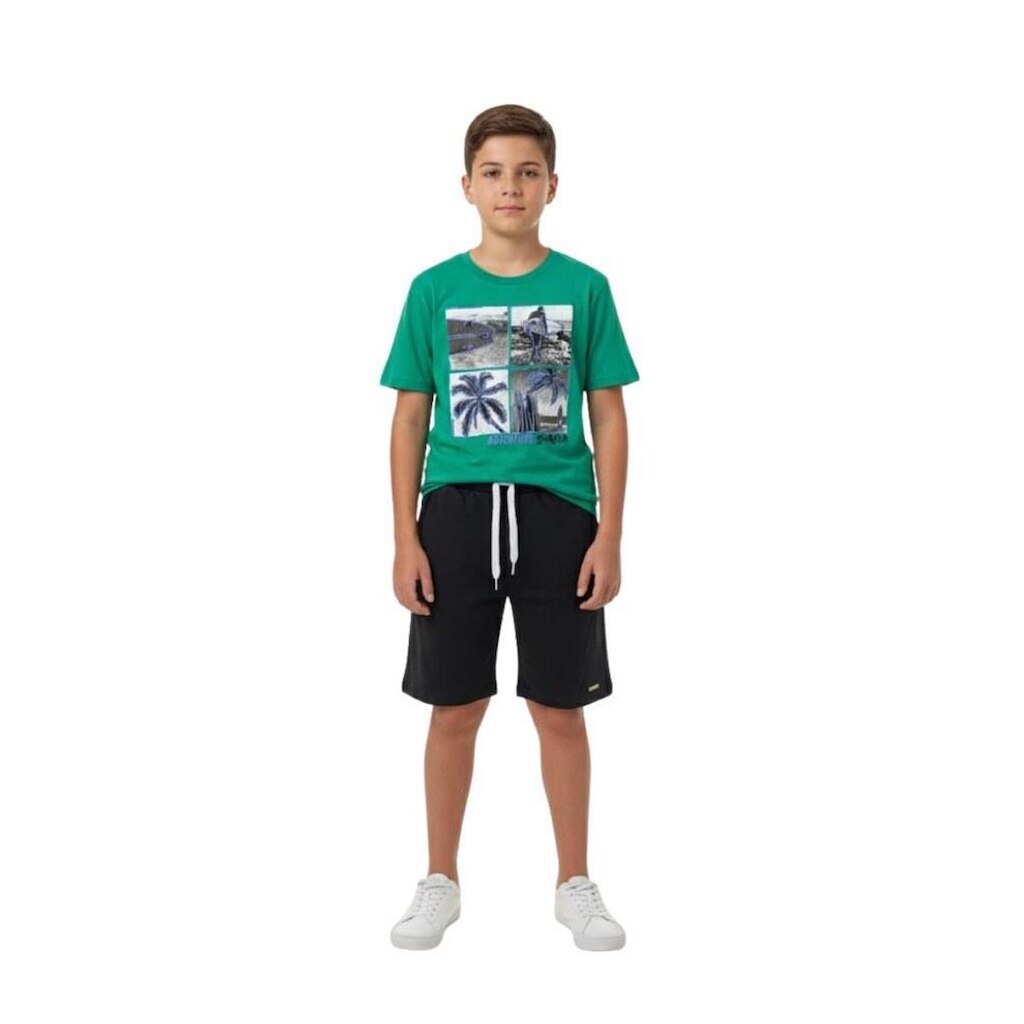 Conjunto Juvenil Menino Baby Vest Manga Curta Adventure Surf