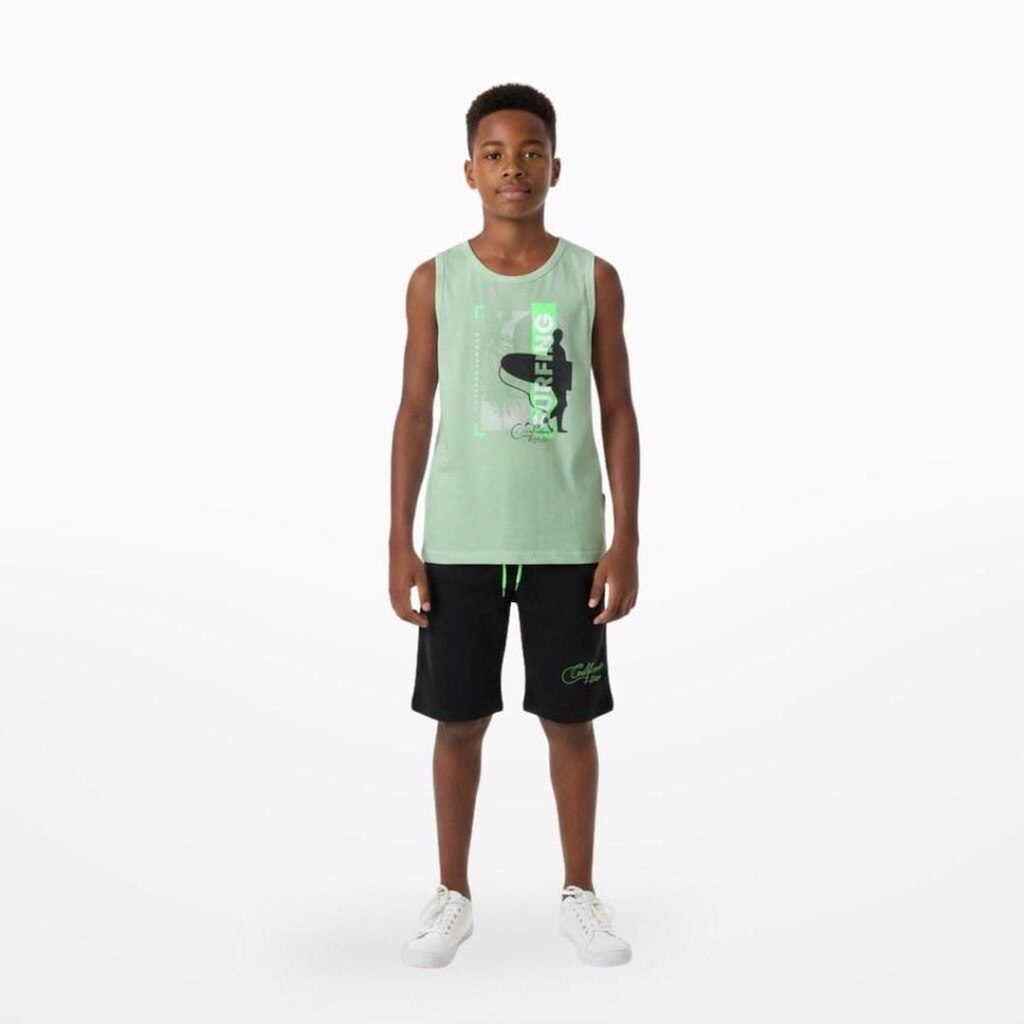 Conjunto Juvenil Menino Regata Estampada Arrumadinhos