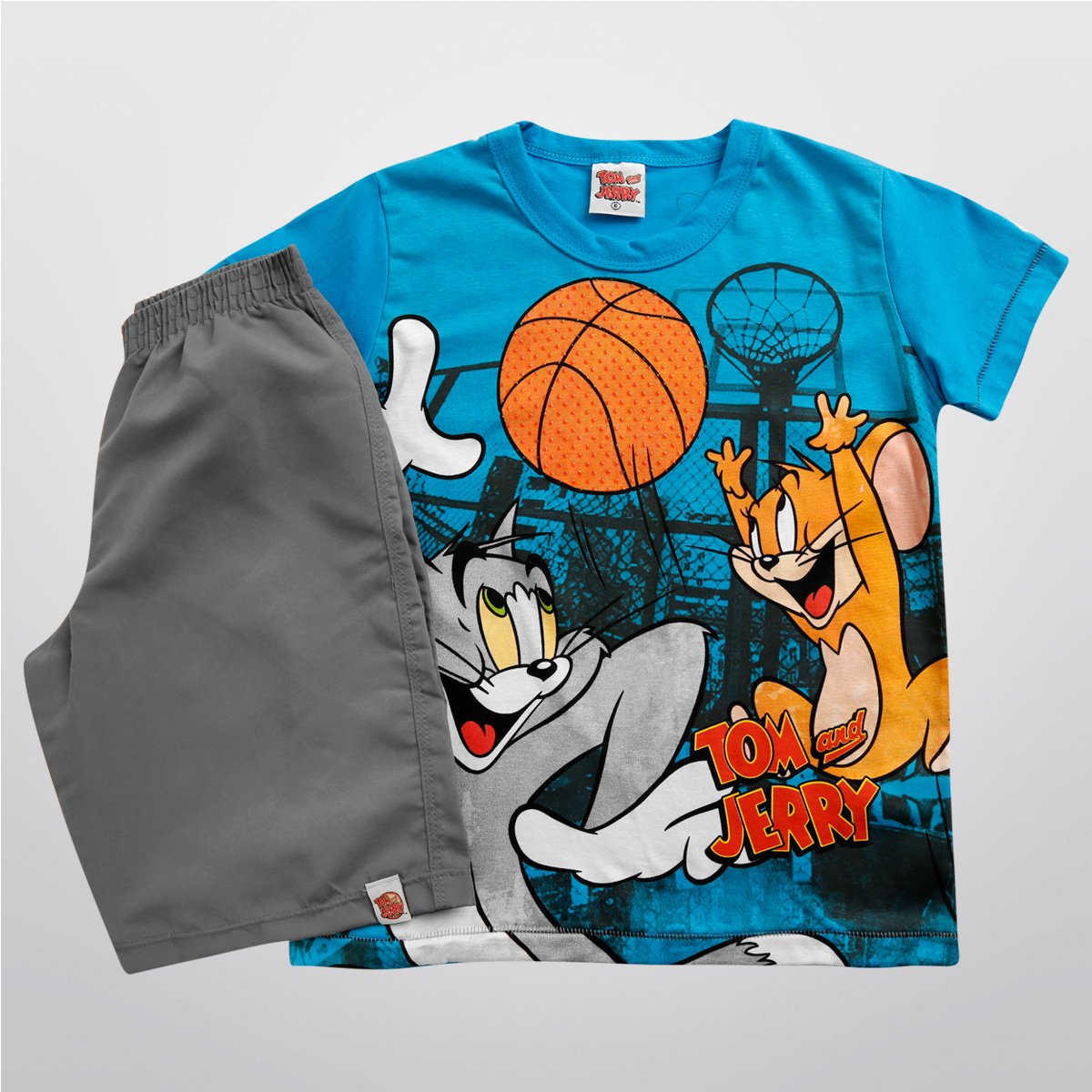 Conjunto Kamylus Tom E Jerry Azul Zattini