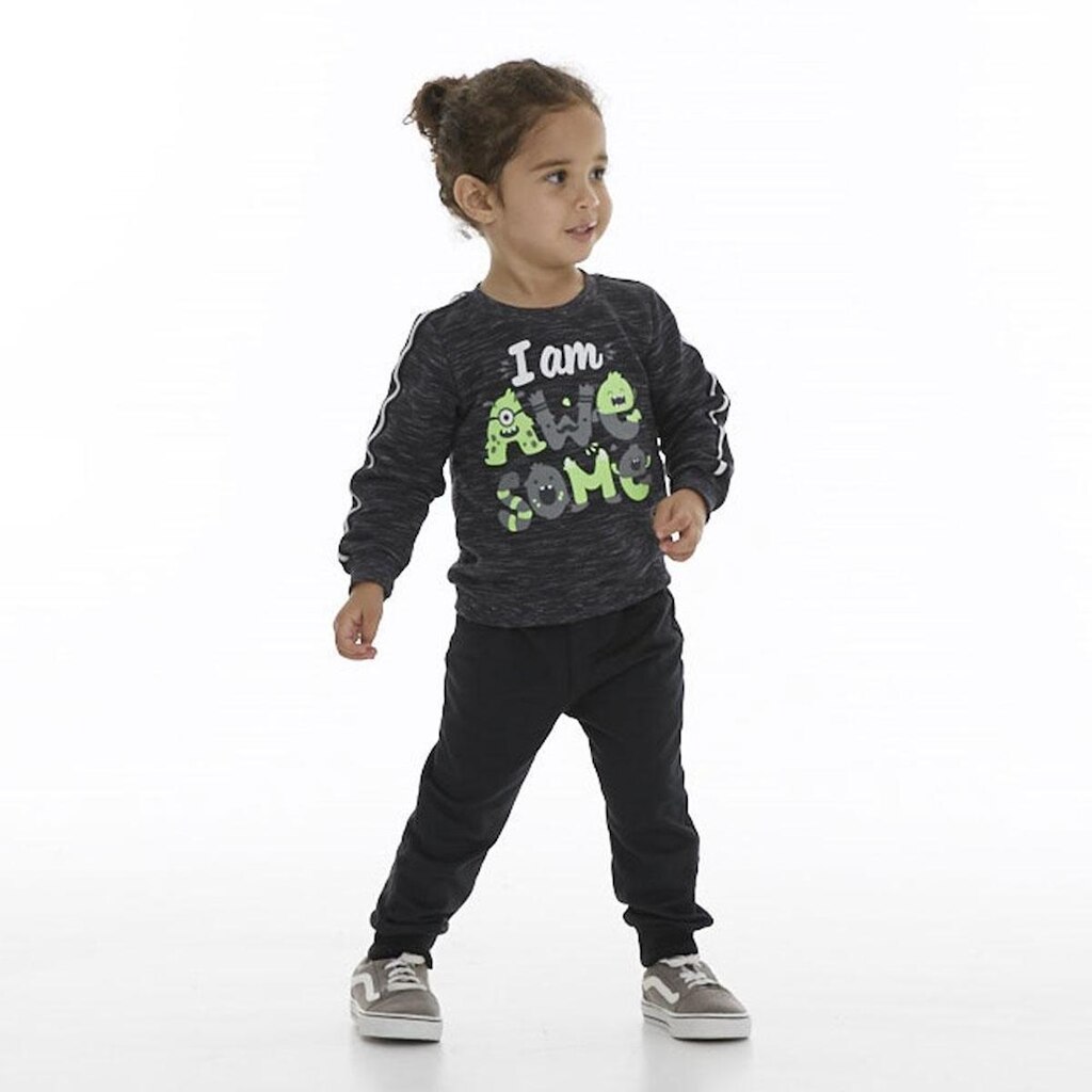 Conjunto Longo Infantil Blusão Monstros Jet Pega Mania