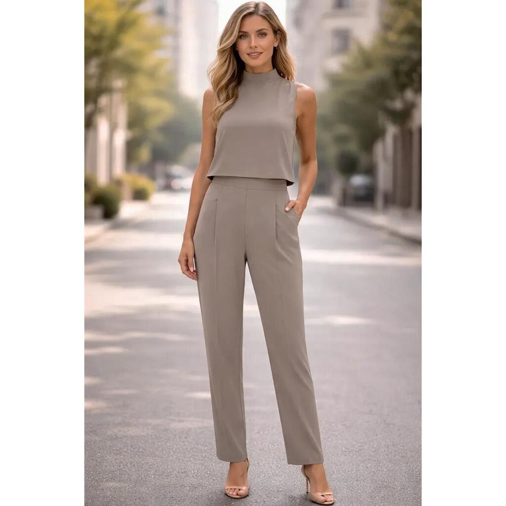 Conjunto Lunender Com Calça E Blusa Sem Mangas