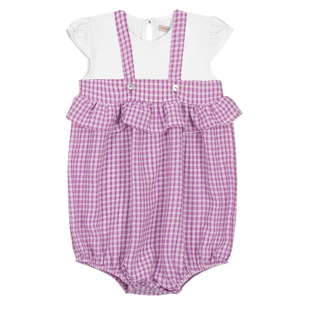 Conjunto Macaquinho Com Blusa Trick Nick Roxo