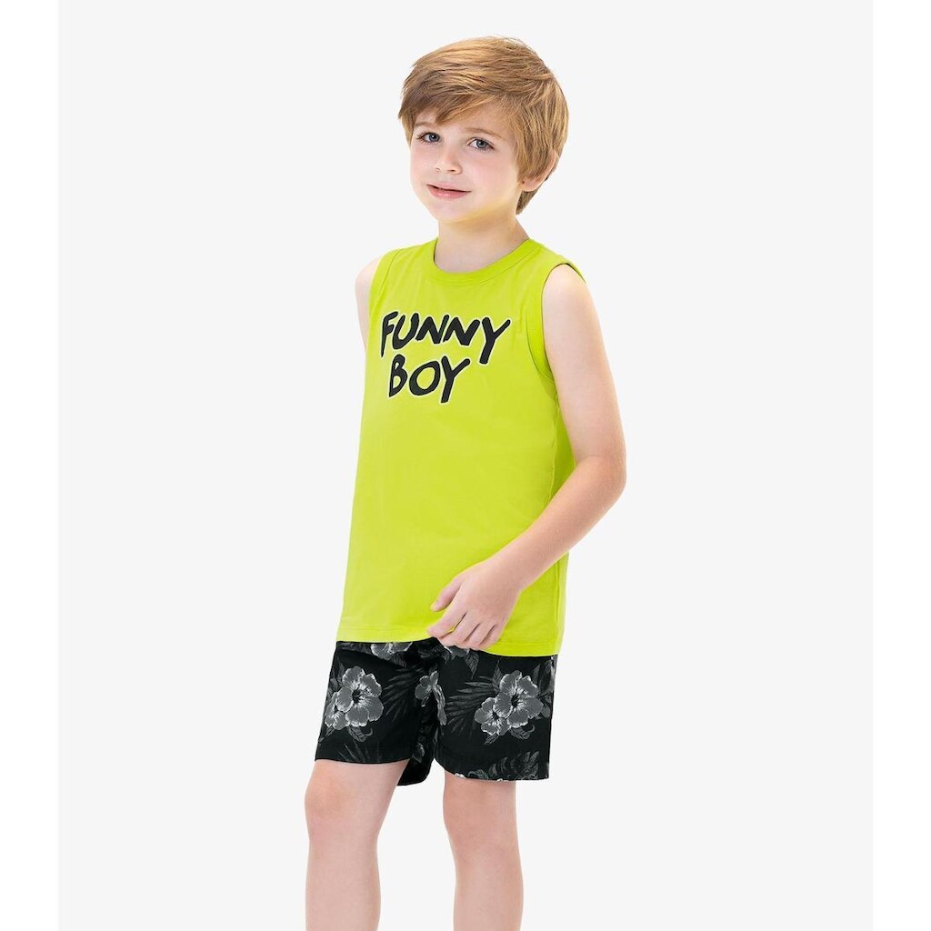 Conjunto Machão com Bermuda Rovi Kids Masculino