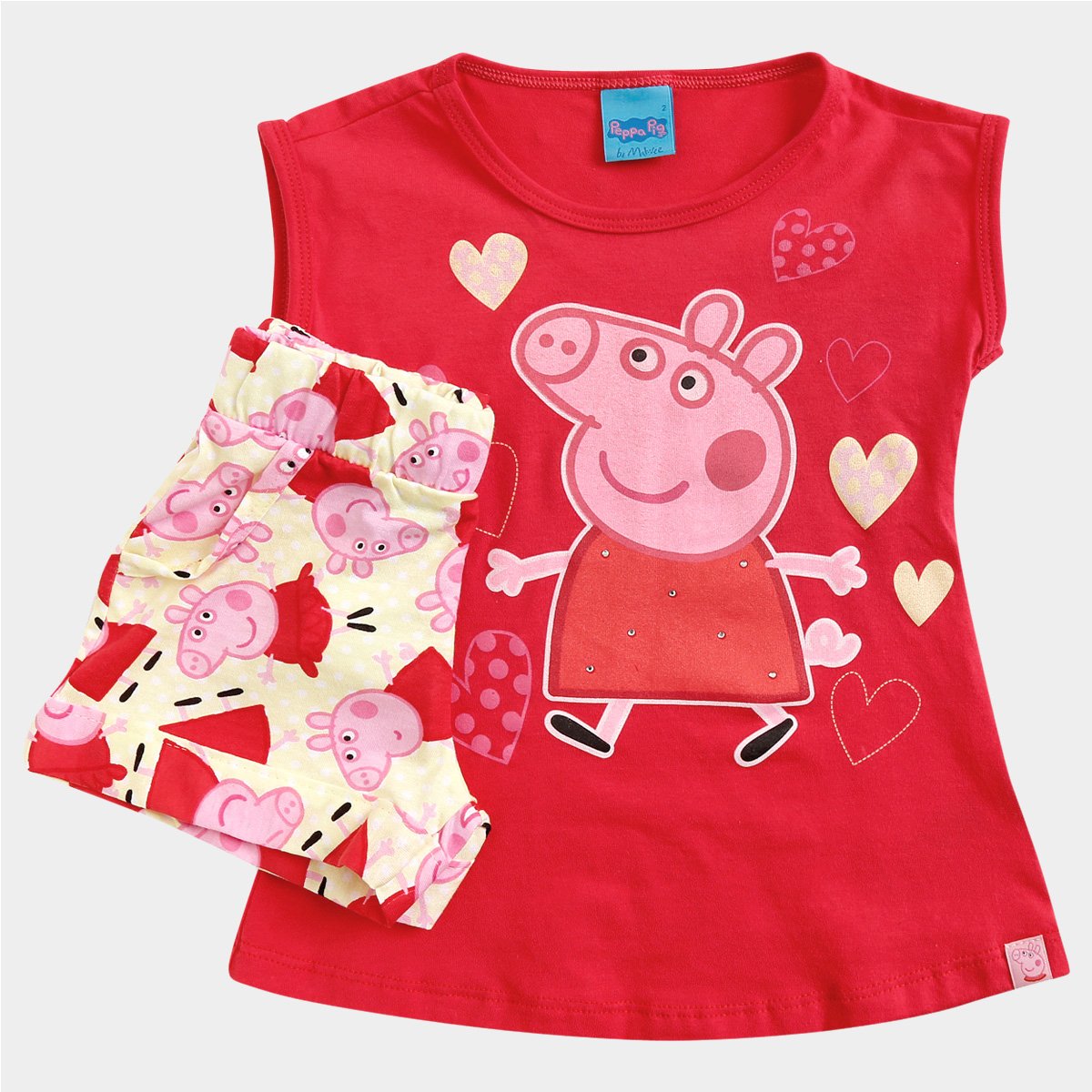 a roupa da peppa pig