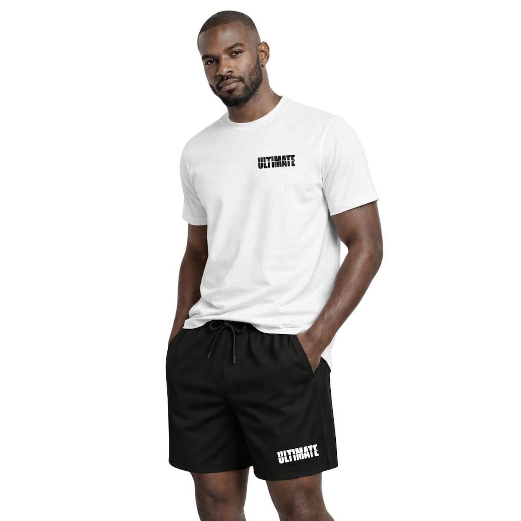 Conjunto Masculino Camiseta Algodão Estampada E Short Ultimate