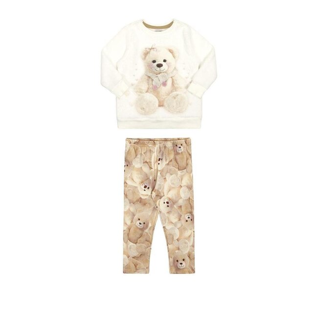 Conjunto Menina Blusão em Pelo P ao 3 Alakazoo Ref. 66100