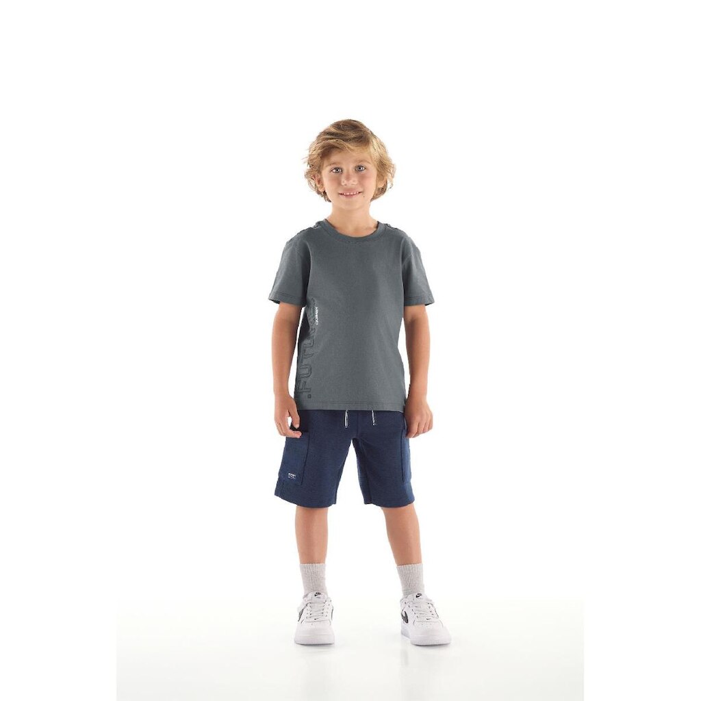Conjunto Menino Camiseta e Bermuda Quimby