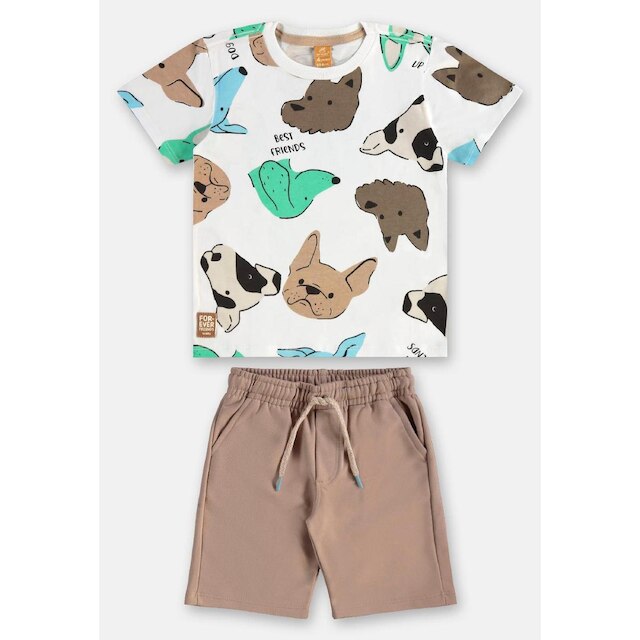Conjunto Menino Camiseta e Bermuda Up Baby