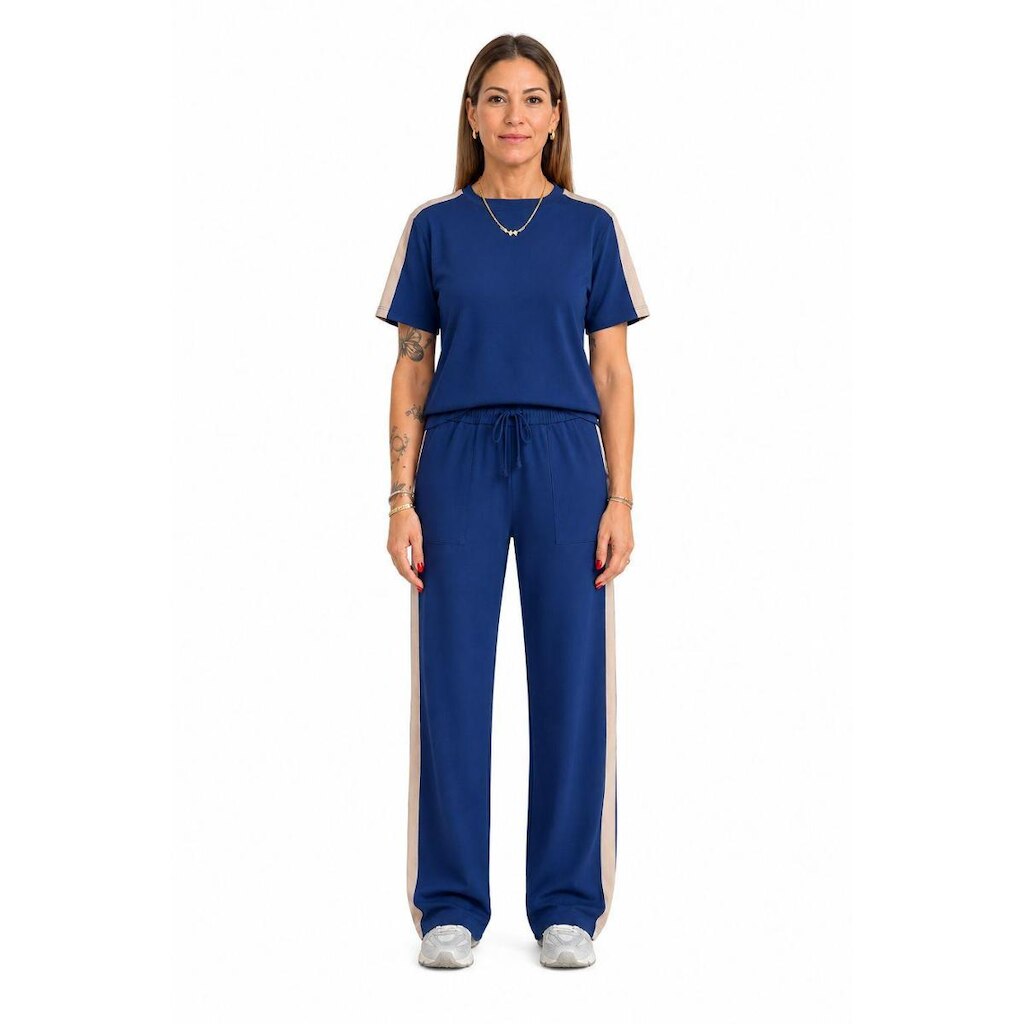 Conjunto Moletinho D Bell Outlet Fashion Azul