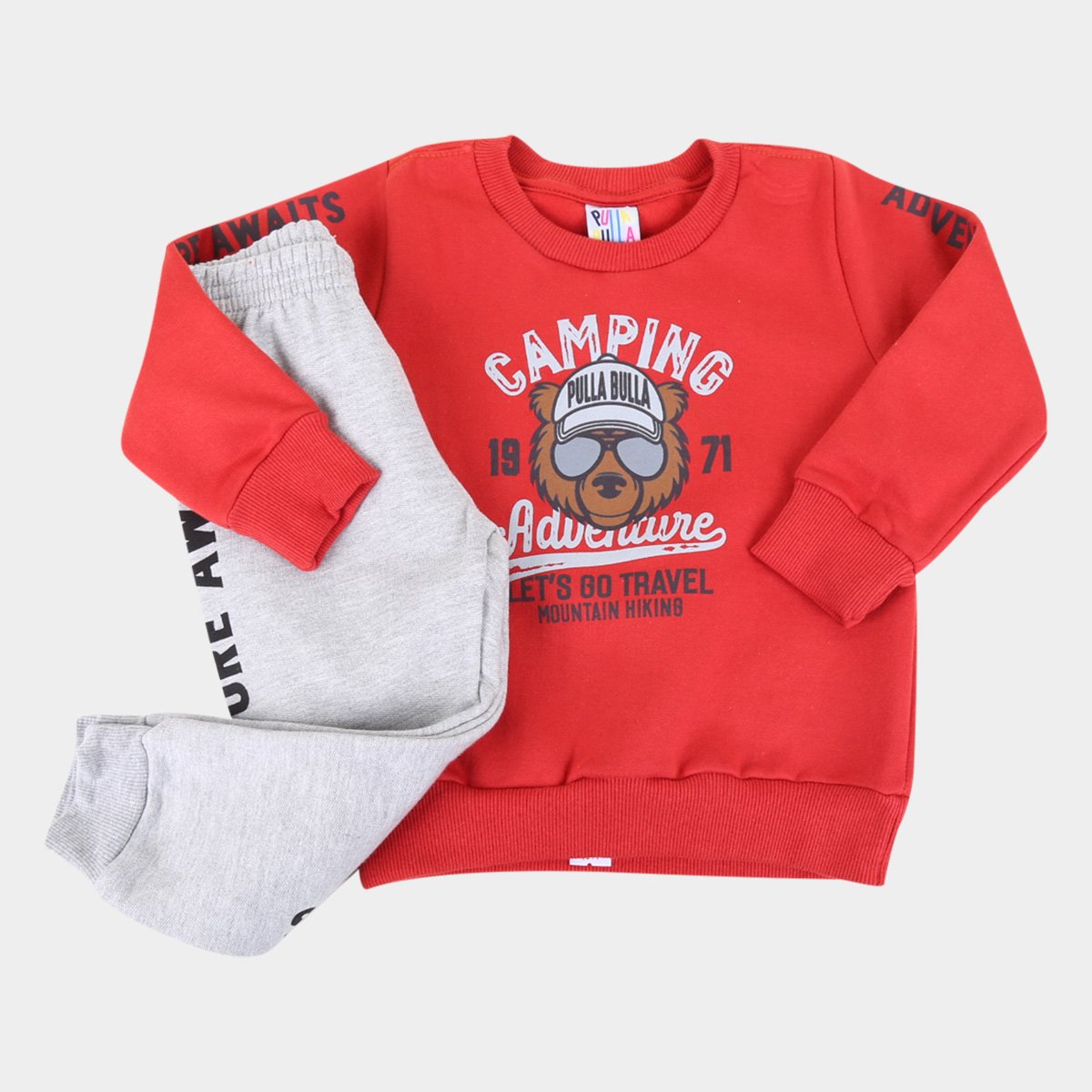 Conjunto Moletom Bebê Pulla Bulla Adventure Masculino - Vermelho é ruim? Conjunto Moletom Bebê Pulla Bulla Adventure Masculino - Vermelho é boa?
