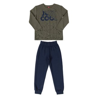 Conjunto Moletom Bee Loop Infantil Just Cool Masculino