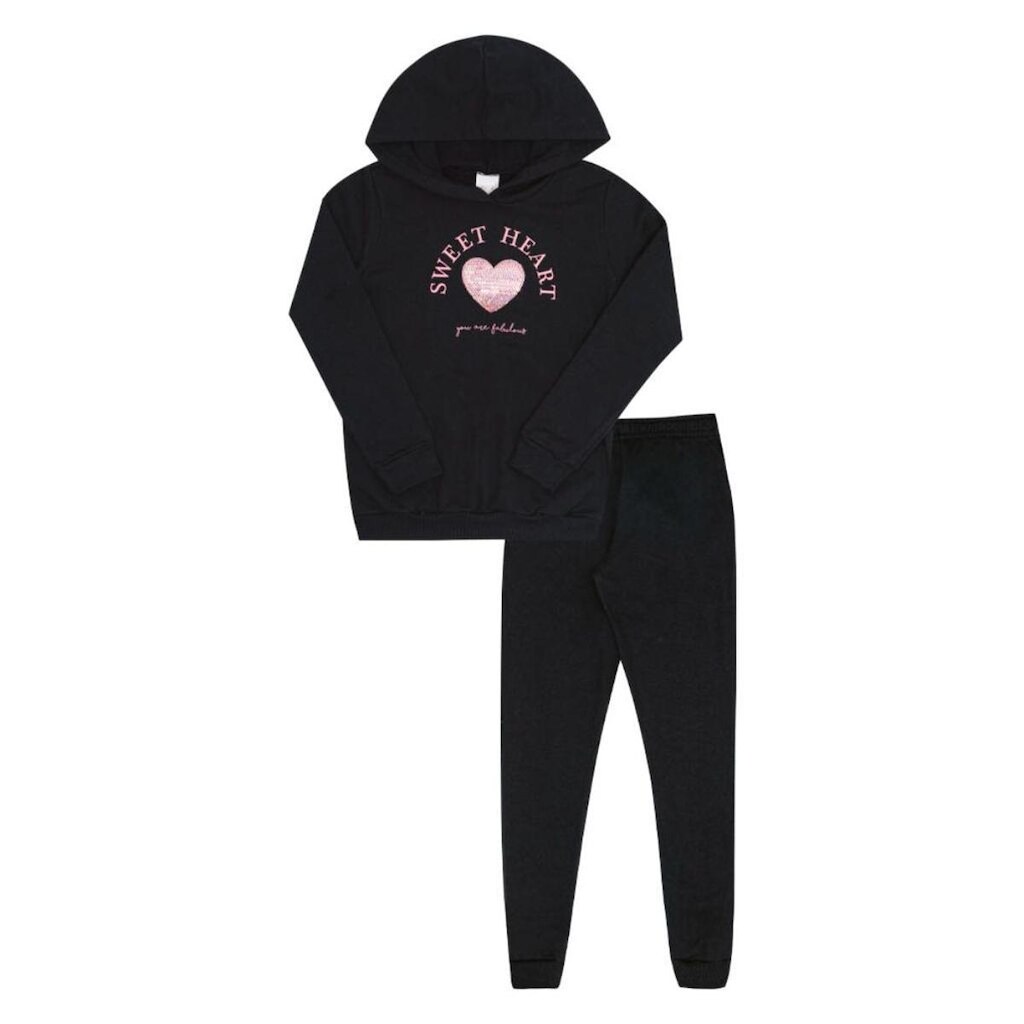 Conjunto Moletom com Touca Menina Pulla Bulla Ref. 52841